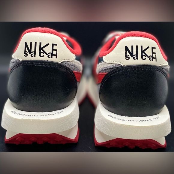 Nike Sacai Undercover LD Waffle Midnight Spruce University Red NEW - Picture 4 of 6